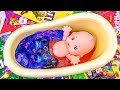 Satisfying Video l How To Make Glitter Slime Smoothie Mixing with Magic Color Bathtub Cutting ASMR