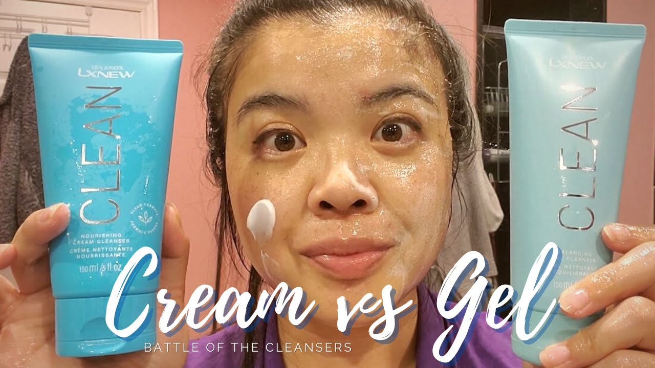 LXNew Clean Cream vs Gel Cleansers The Dancing Avon Lady YouTube