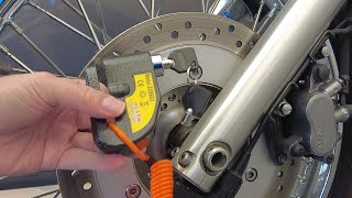 Motorcycle Alarm Disc Brake Lock