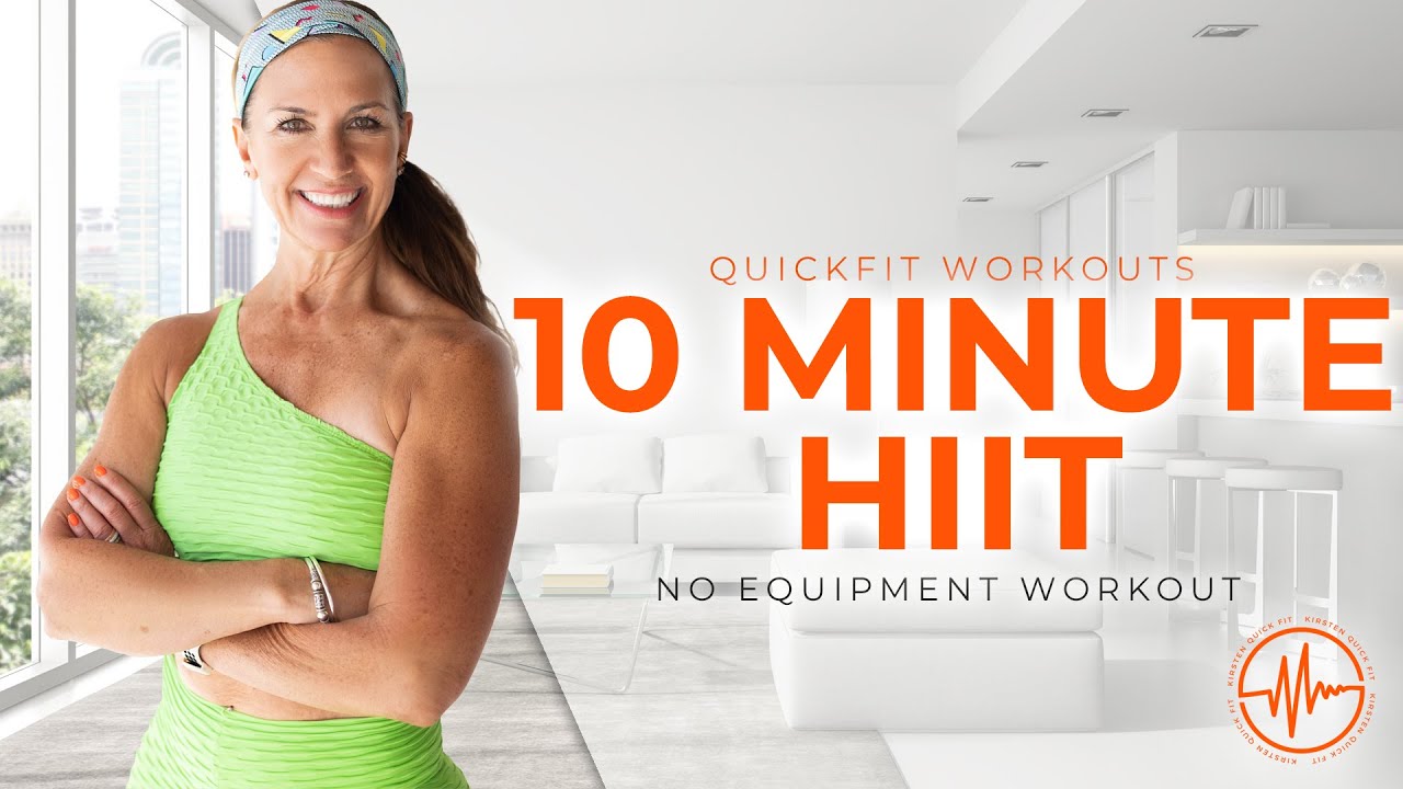 10 Minute FULL BODY HIIT | No Equipment - YouTube