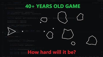 Recreating the simplest game I could imagine | Asteroids devlog | C++/SFML