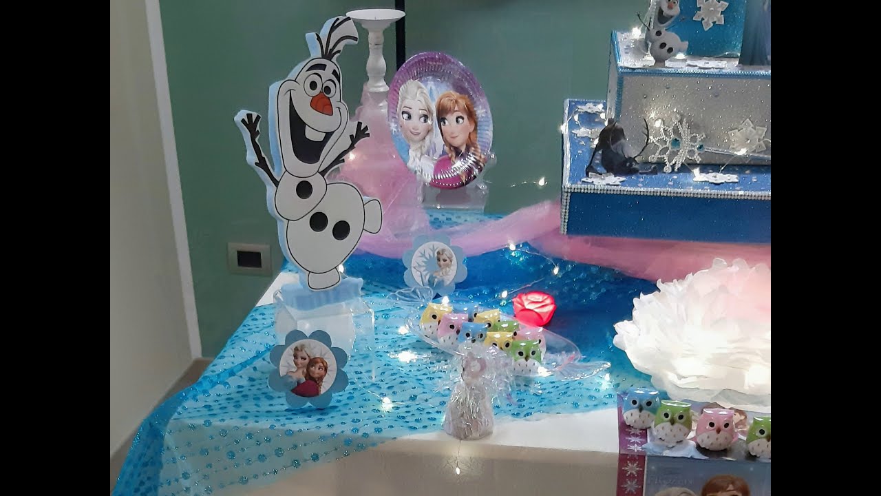 Festa di compleanno stile Frozen fai da te - Video