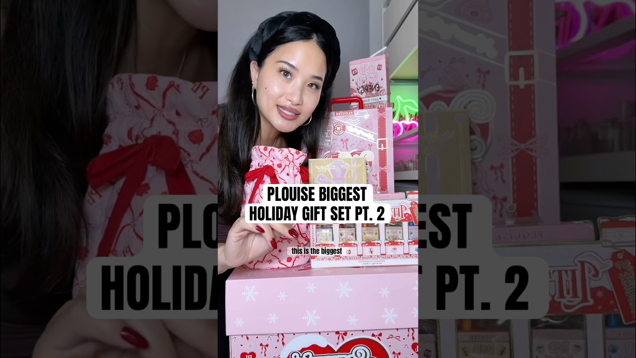 How insane is this PLouise holiday gift set?! #makeupreview