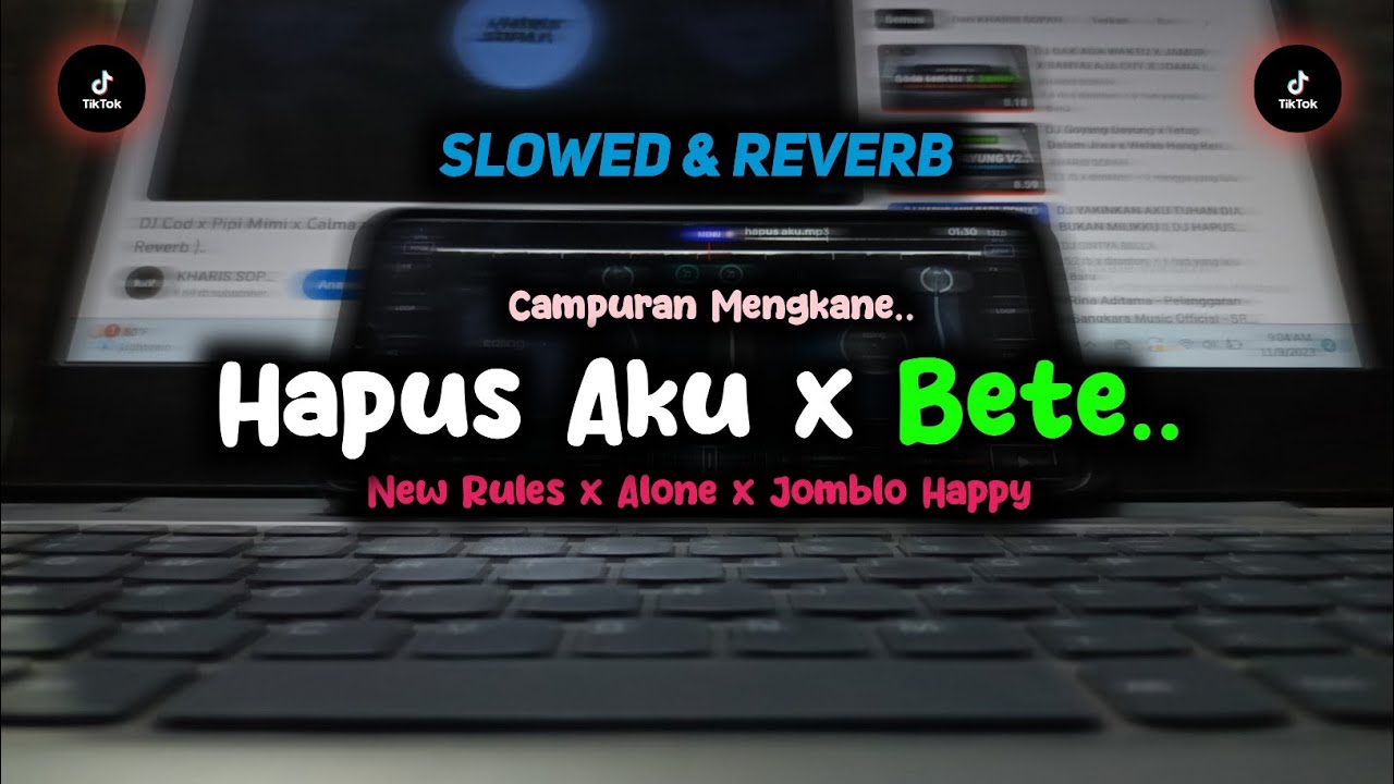 DJ Hapus Aku x Bete x New Rules x Alone (Slow + Reverb) | Sound Campuran Mengkane..