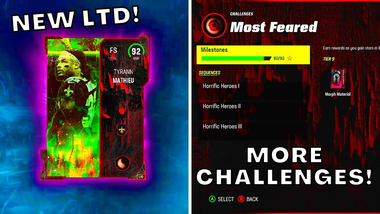 MOST FEARED PART 3 IS HERE! LTD TYRANN MATHIEU! NEW CHALLENGES! MADDEN 23 ULTIMATE TEAM