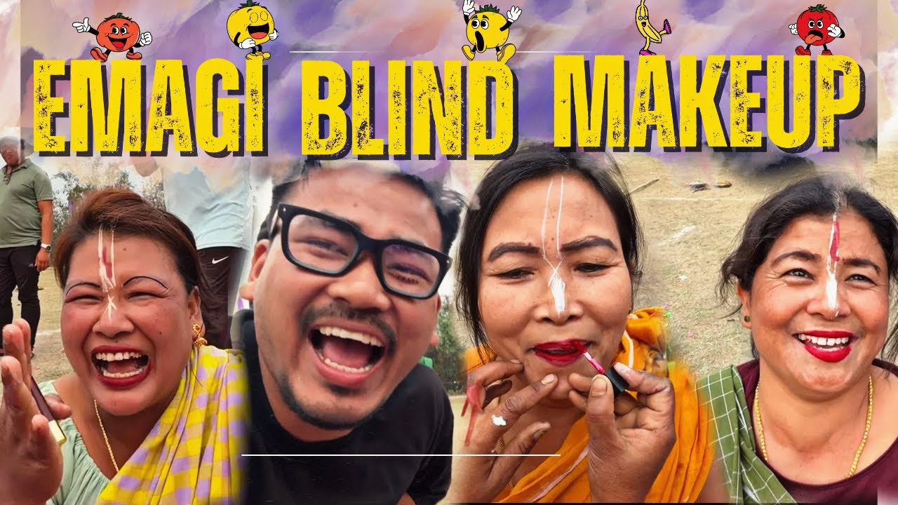 Emagi Blind Mackup || sport ki 😂😂