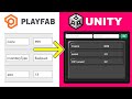Unity store data in playfab  interacting with data in playfab