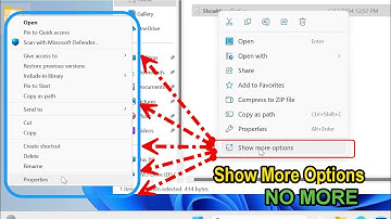 Restore Classic right click context menu for Windows 11 Bypass or Disable "Show More Options"