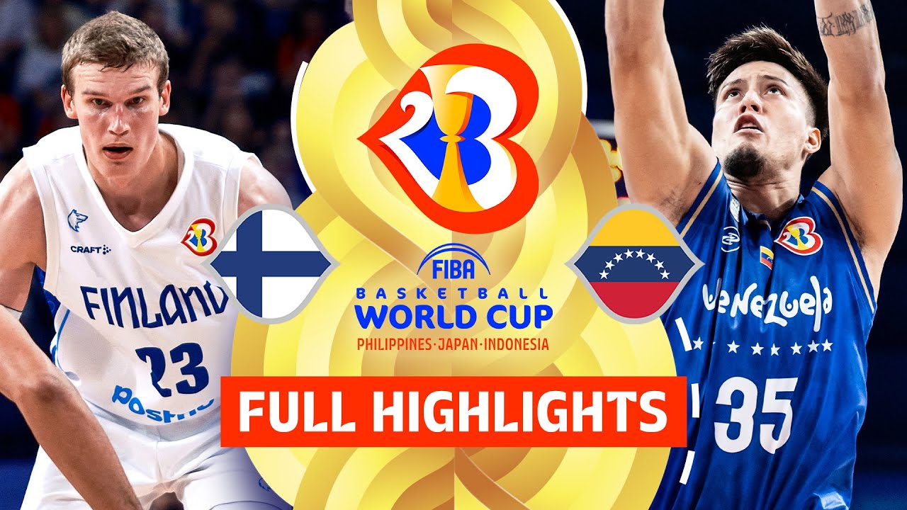 Finland 🇫🇮 vs Venezuela 🇻🇪 Full Game Highlights - FIBA Basketball World Cup 2023