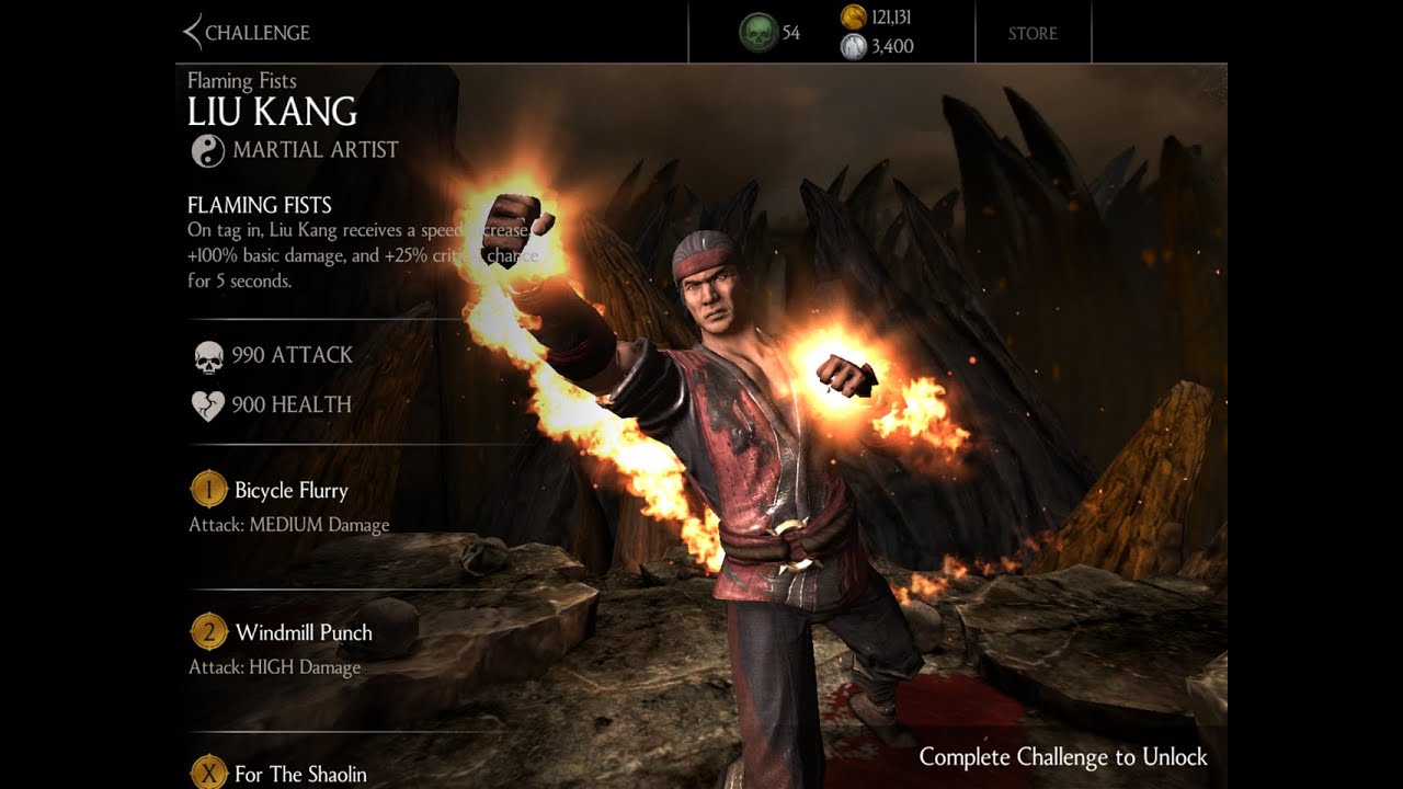 MKX Mobile- It's Time, Liu Kang Challenge Begins