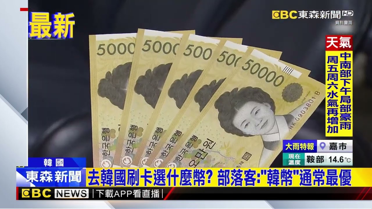 去韓國刷卡選什麼幣？ 部落客：「韓幣」通常最優@newsebc