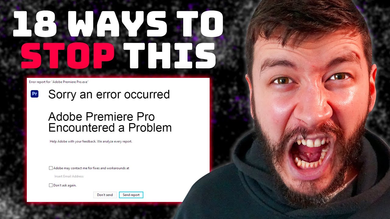 How to STOP Premiere Pro Crashing and Wasting your Time YouTube