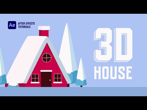 3D House Animation - After Effects Tutorial #43