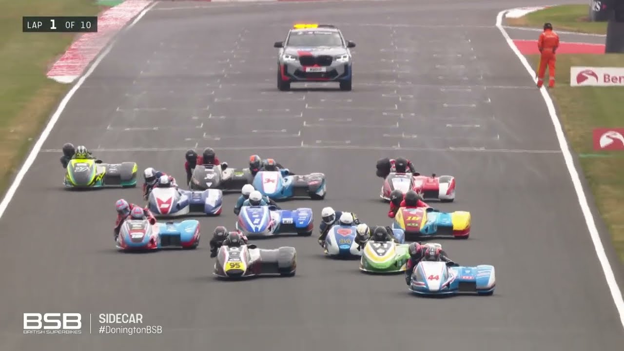 British Sidecar Championship 2025 Round 1 Donington Park Race 2