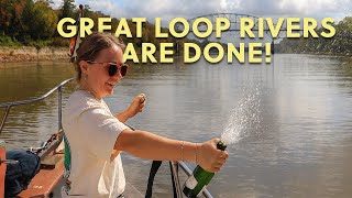 DONE WITH THE RIVERS! Completing Our LAST LOCK + Tombigbee Waterway | Great Loop Episode 38