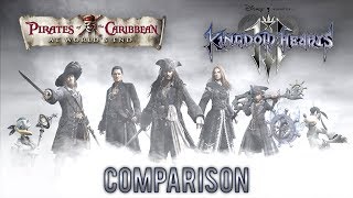 KINGDOM HEARTS III - Comparison [Pirates of the Caribbean: At Worlds End] @13thVessel