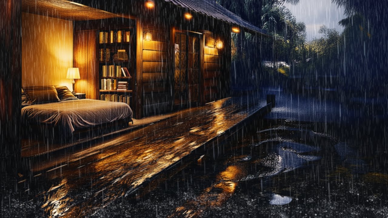 Cozy Cabin Rainy Night – Relaxing Rain & Thunder Sounds for Deep Sleep ...