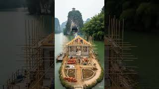 Final Target Reverse-Engineered — Floating Riverside Cottage | Dream Nature Escape Build 🌊🌿#short