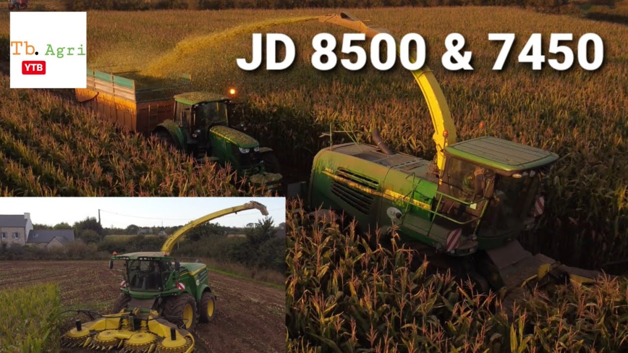 🌽🥵DEUX ENSILEUSES JOHN-DEERE / ENSILAGE 2022 /🇨🇵 ETA MEVEL