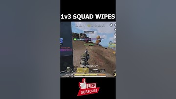 1 V 3 SQUAD WIPE CODM #shorts #short