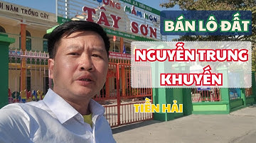 Bán đất Tiền Hải lô đất mặt đường Nguyễn Trung Khuyến liền kề khu dân cư Bắc Sơn