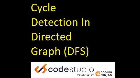 Coding Ninjas - Detect Cycle In A Directed Graph