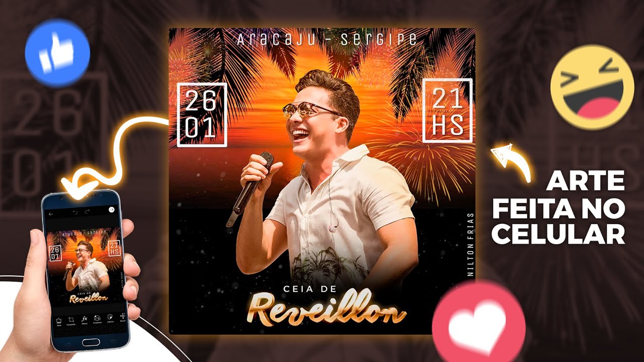 COMO FAZER FLYER SHOW PELO CELULAR COM O 