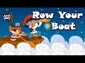 Row Row Row Your Boat | Nursery Rhymes | BabyMoo