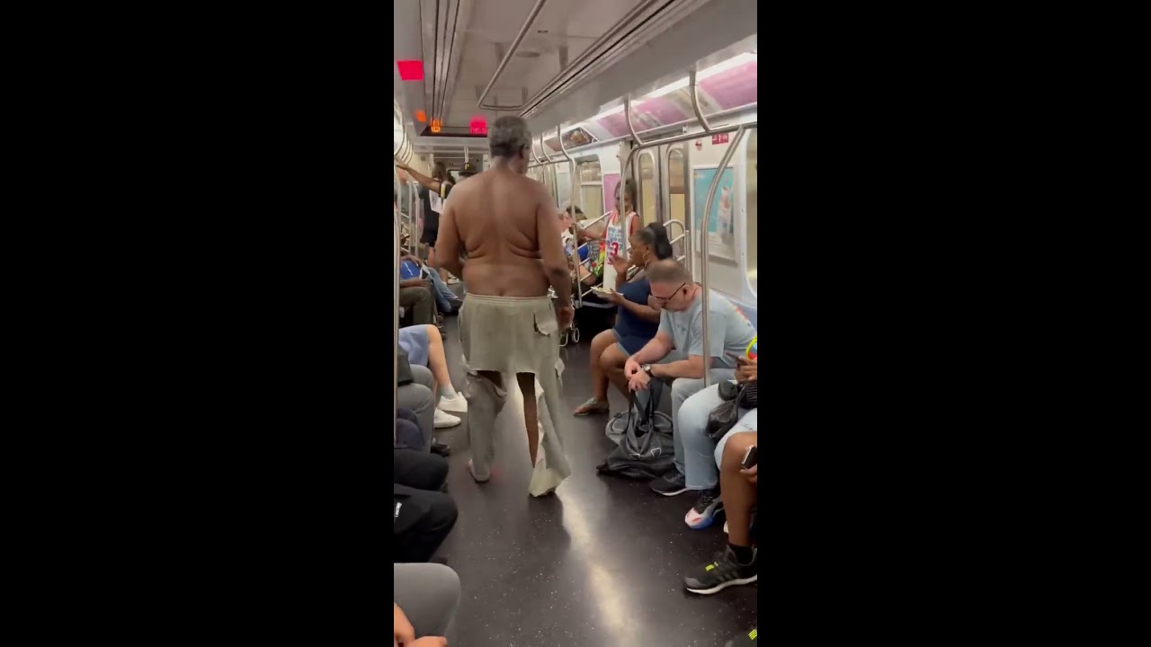 Homeless Man Takes Woman Food On Nyc Train Shorts