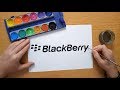 How to draw the BlackBerry logo