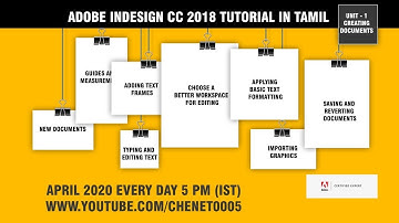 Indesign Tutorial Class - 3 - Tamil