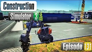 I excavate a warehouse land and develop silo!!|Construction simulator 3|[Episode:131]