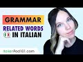 Grammar related Terms in Italian