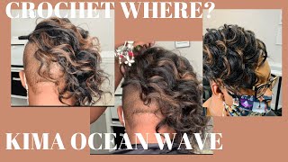 KIMA OCEAN WAVE CROCHET INSTALL | SHAVED SIDES | SHORT HAIR