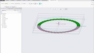 Make a steering wheel using CreoParametric