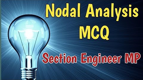 Nodal analysis | Electrical and Electronics Engineering MCQ  | EP-06