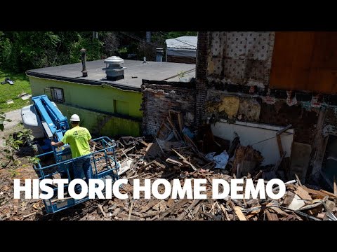 WATCH: Historic West Belleville Storefront Demolished