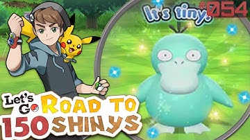 EPIC SHINY BLUE PSYDUCK REACTION! • Pokémon Let