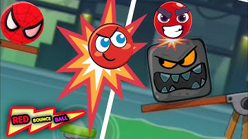 Red Bounce Ball Escape All Bosses || Red Bounce Ball Escape Level 45 & 46 (Android iOS) || Bouncy