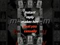 Instant reply makes him treat you casually#datingadvice #levelup #hypergamy #highvalueman