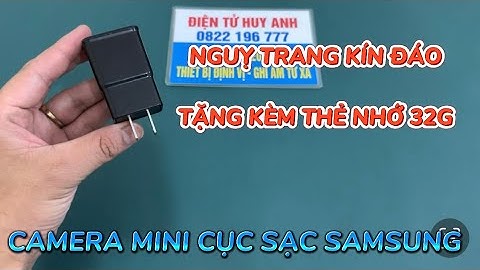 Hàng Mới Về camera ngụy trang cục sạc samsung , camera mini cục sạc điện thoại wifi xem từ xa full4k