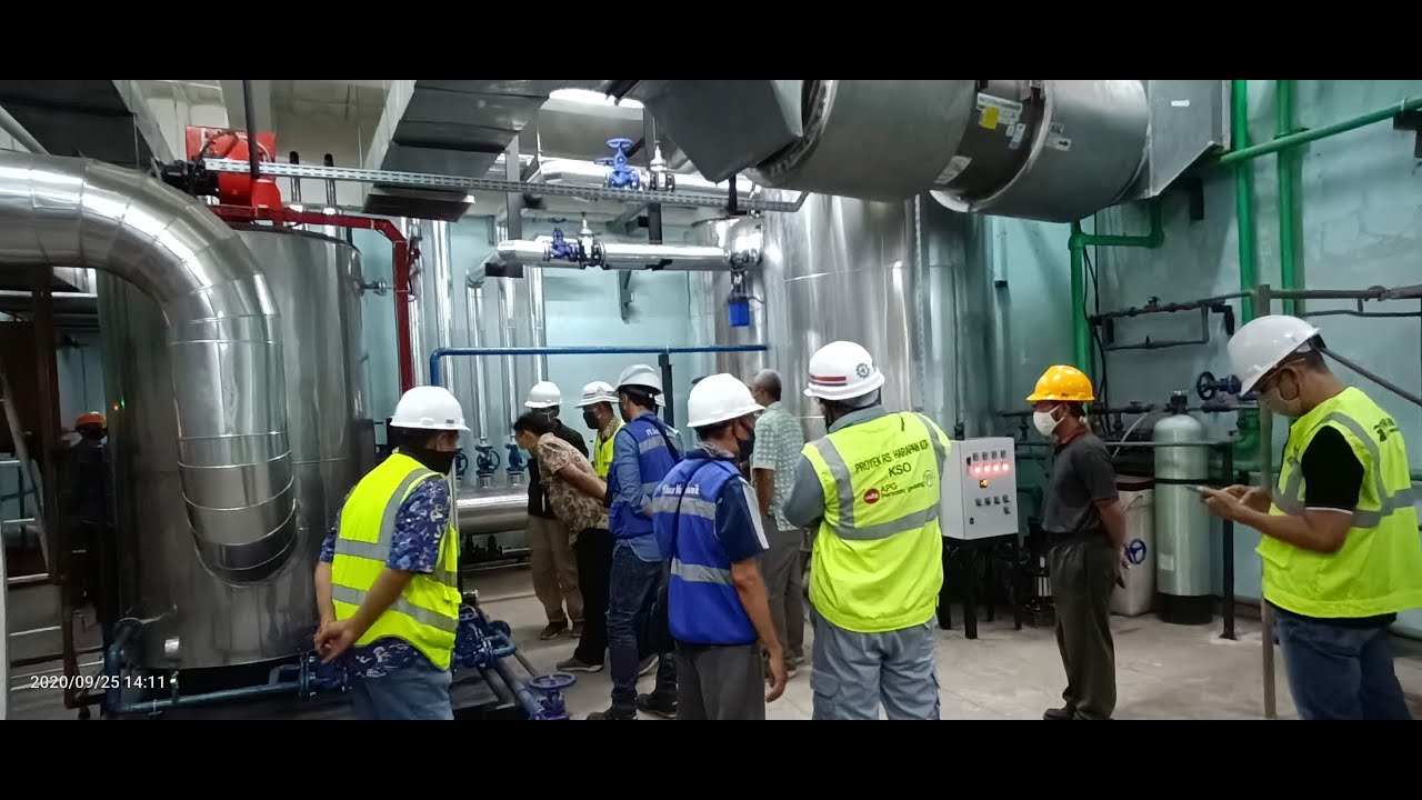Test Commissioning Water Tube Vertical Boiler 1000 Kg RS JANTUNG