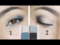 2 idee trucco occhi sull'azzurro/blu con 1 palette economica sotto i €5