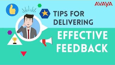 Quick Tips - Effective Feedback