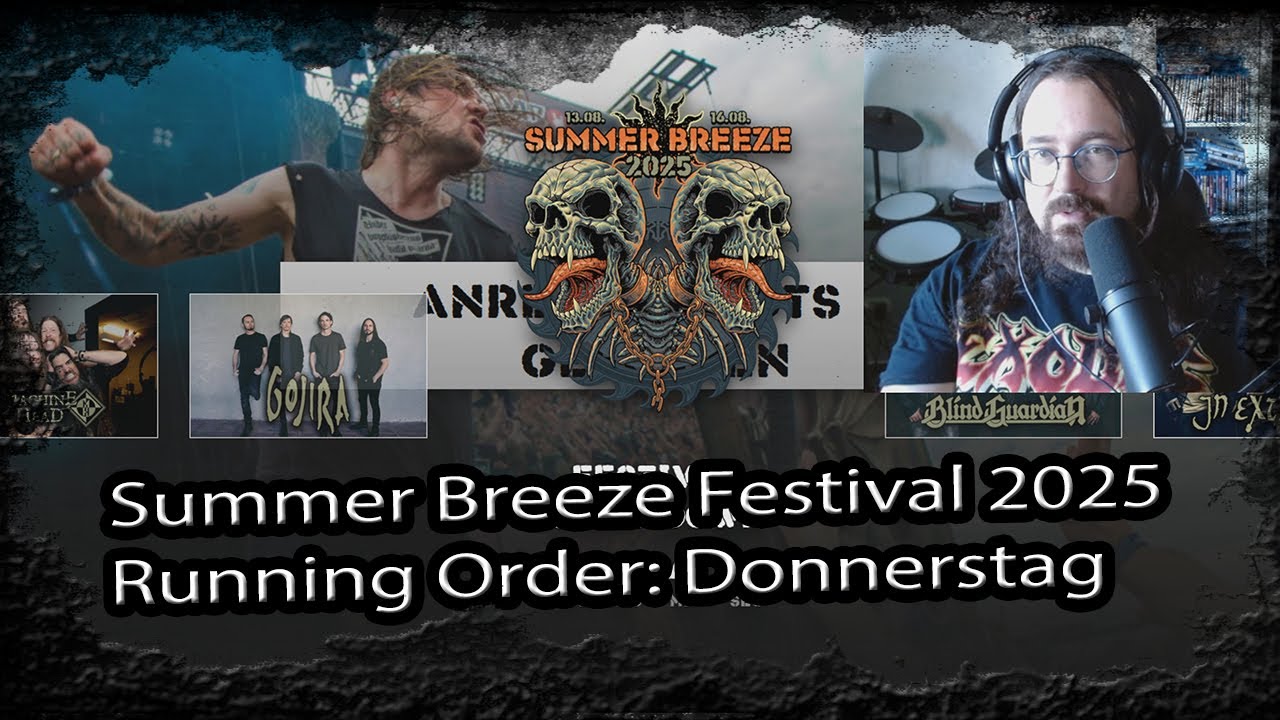 Summer Breeze Open Air 2025: Die komplette Running Order (3/5) - Donnerstag