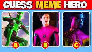 GUESS THE REAL SUPERHERO | HOW GOOD DO YOU KNOW ? 🤔