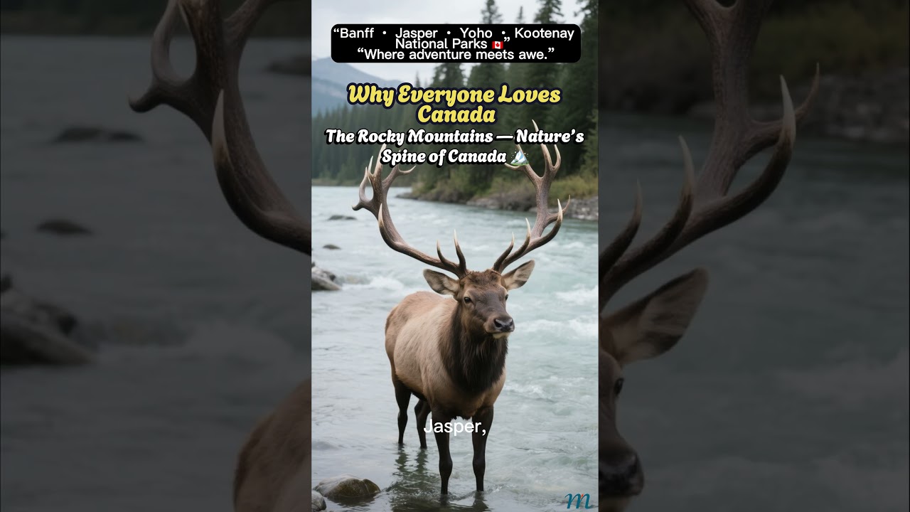 Почему все любят Канаду: Скалистые горы — природный хребет Канады 🏔️
