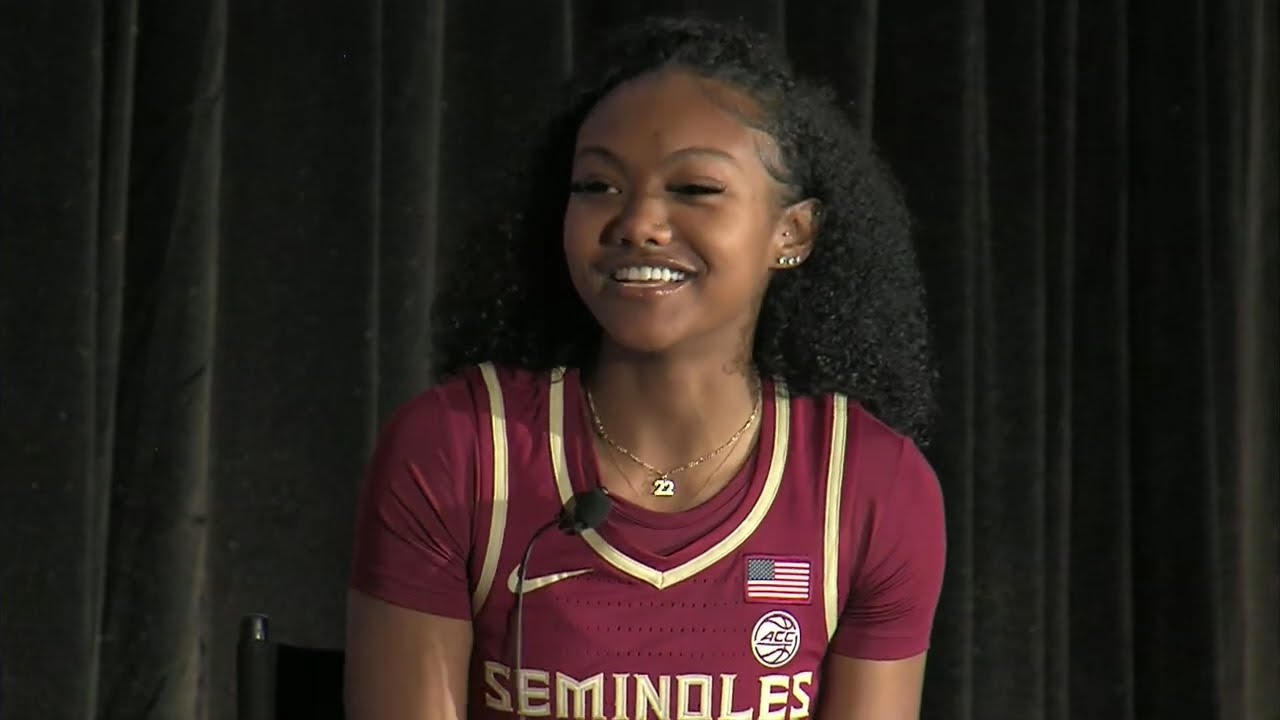 FSU Women's Basketball: Brooke Wyckoff & Players at ACC Tip-Off 2025