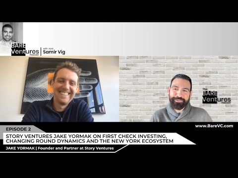 Story Ventures Jake Yormak on first check investing, changing round dynamics and New York ecosystem
