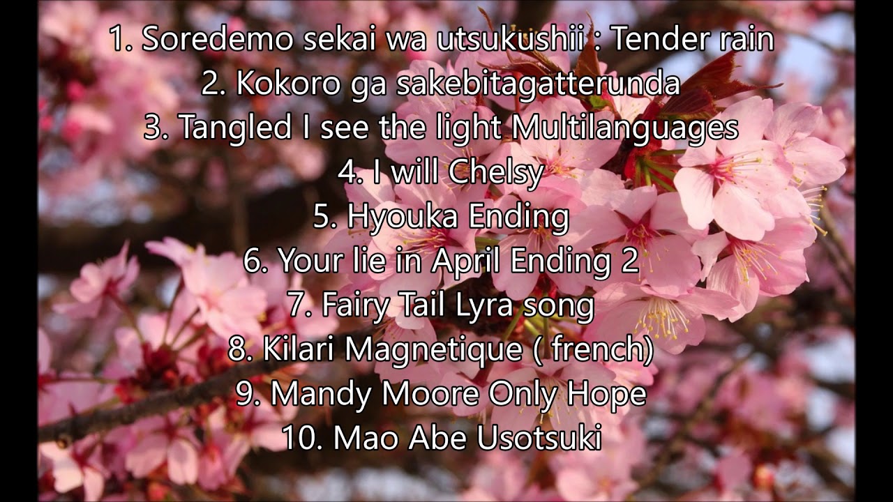 MY 10 FAVORITE RELAXING BEAUTIFUL SONGS YouTube